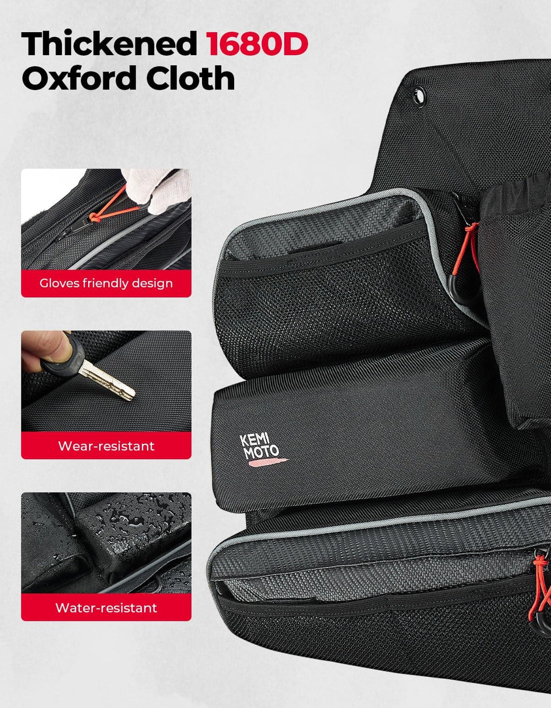 Door Bags for Can-Am Maverick Trail 1000 | 800 | 700 - Kemimoto