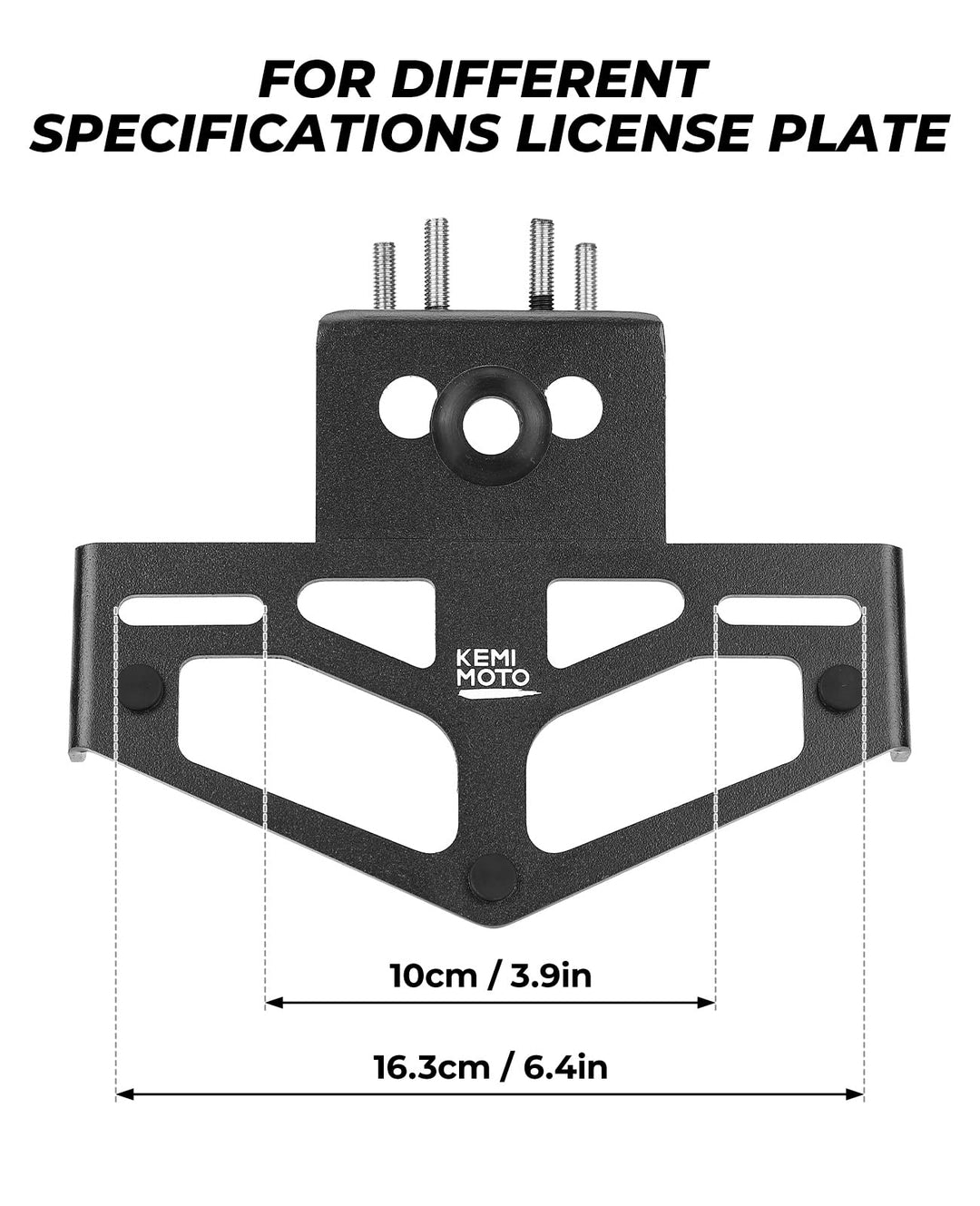 Fender Eliminator Z400 License Plate Bracket for Ninja 400 Z400 - Kemimoto