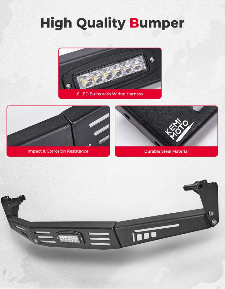 Rear Bumper for Pioneer 1000 1000-6 - Kemimoto