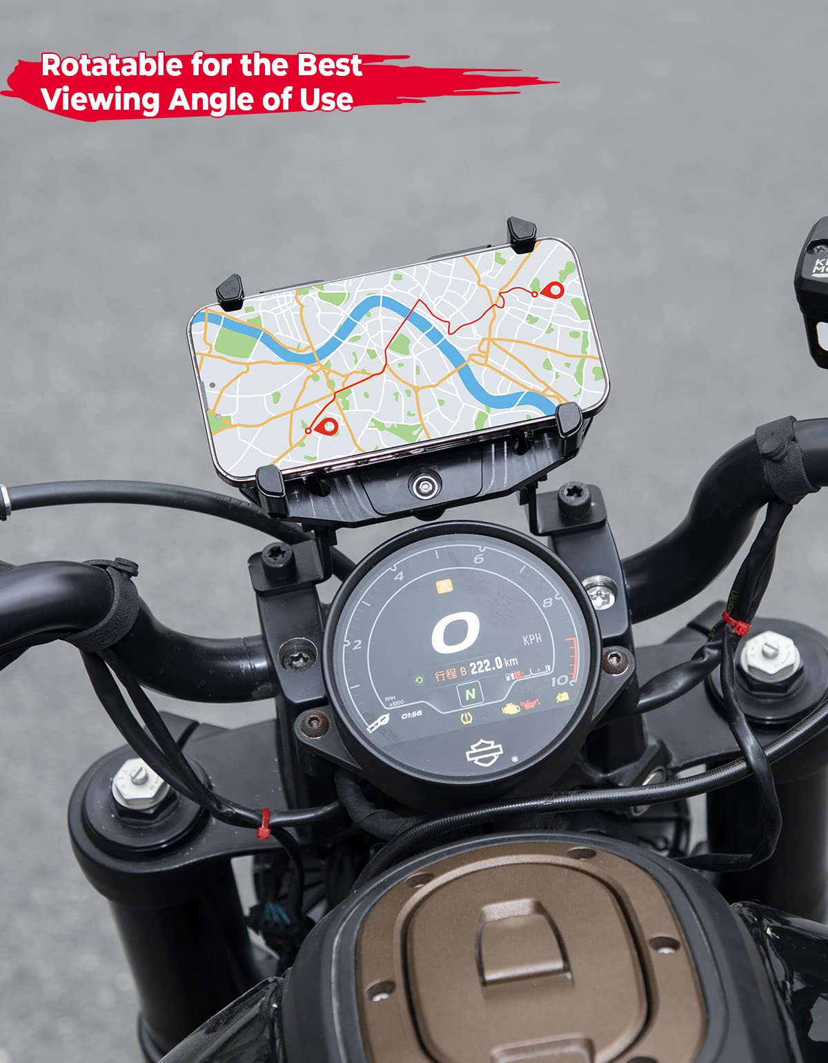 Sportster shop phone mount
