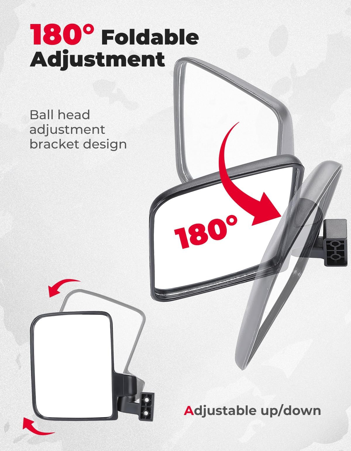 ☆人気☆【Rest&Recreation】☆MIRROR CARD HOLDER KEYRIN.G☆ No-Drill Golf Cart Side Mirrors for EZGO, Club Car – Kemimoto