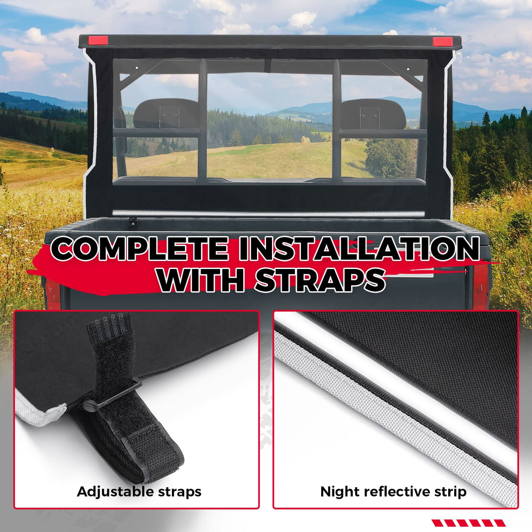 Ranger 500 700 Rear UTV Windshield Rear Window - KEMIMOTO