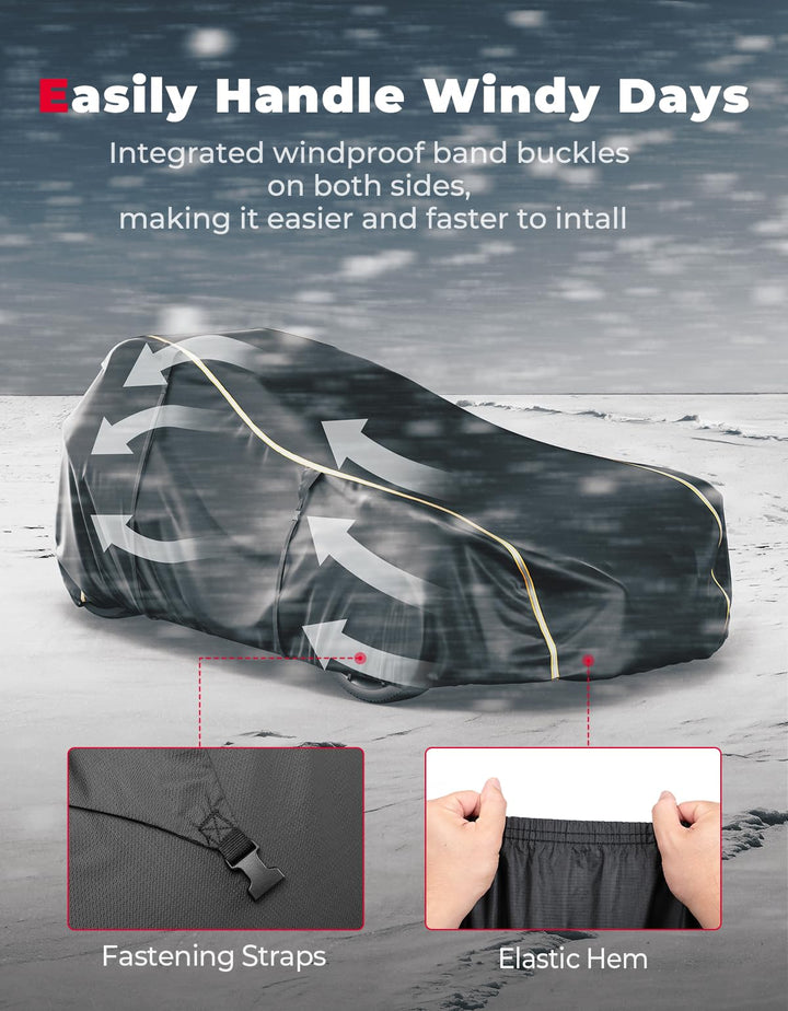Full Cover with Reflective Strips for Polaris Slingshot 2015-2023 - Kemimoto