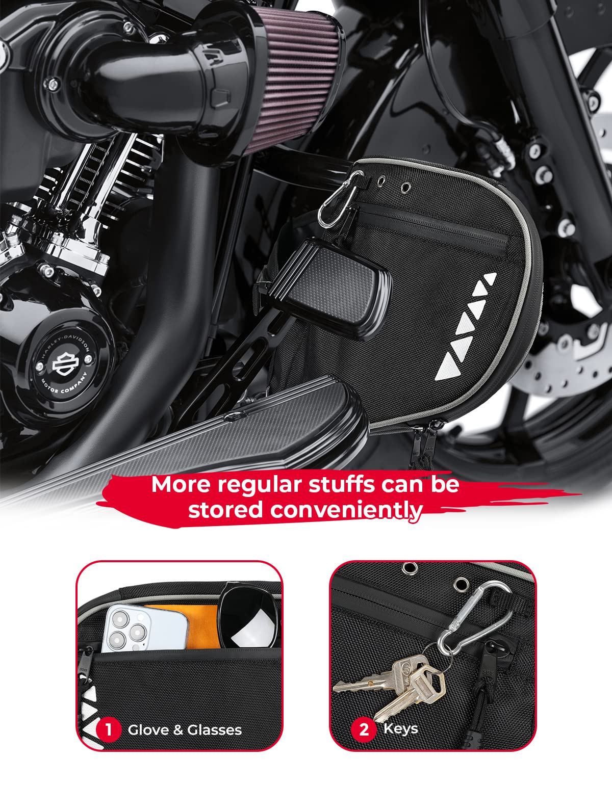 Motorcycle Leg Warmers for Touring and Trike Models 1980-2024