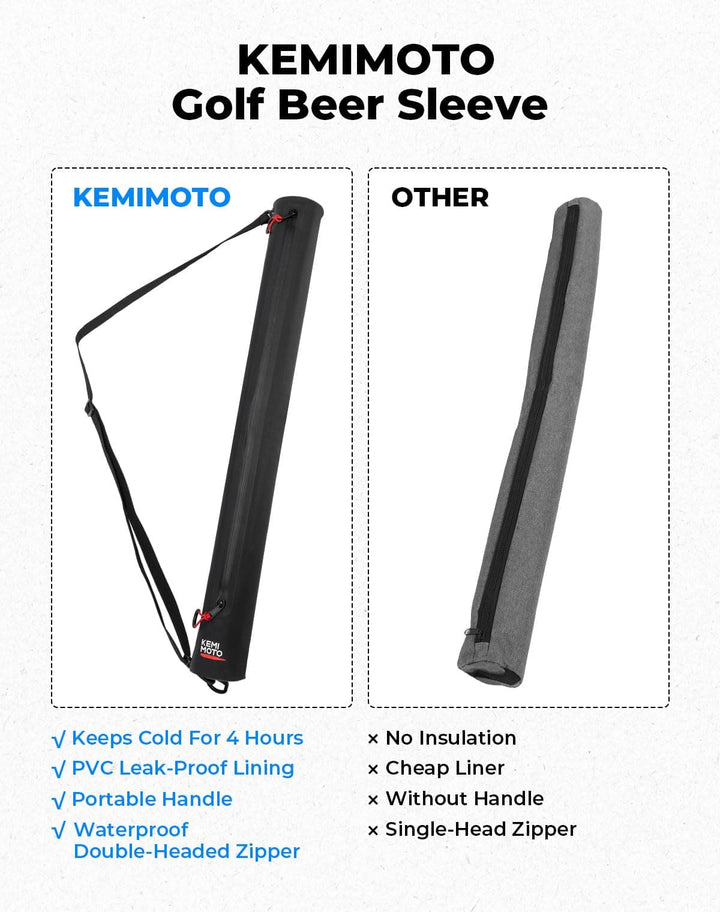 Golf Beer Sleeve Cooler Bag - Kemimoto