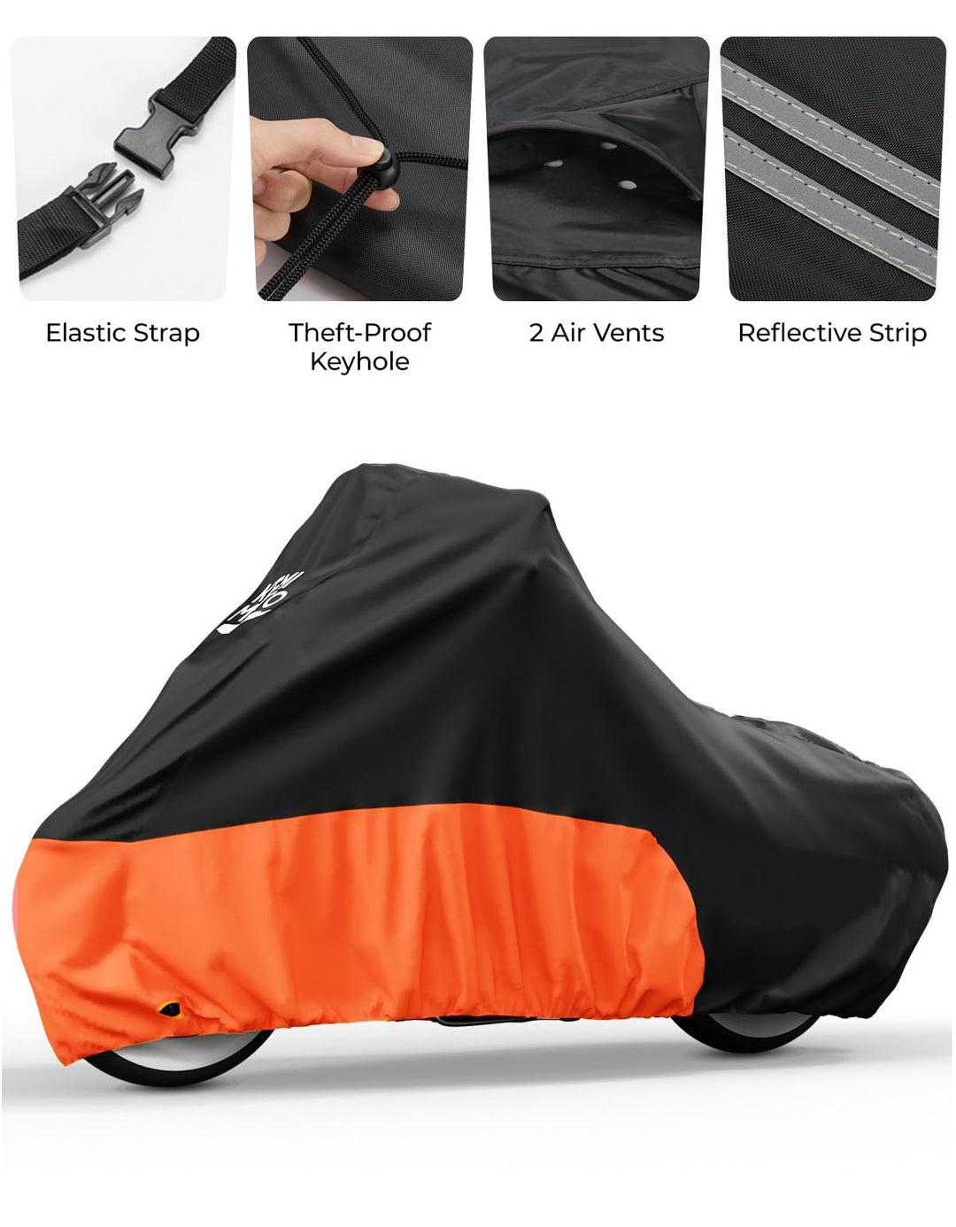 Motorcycle Cover for Softail Dyna Models - Kemimoto
