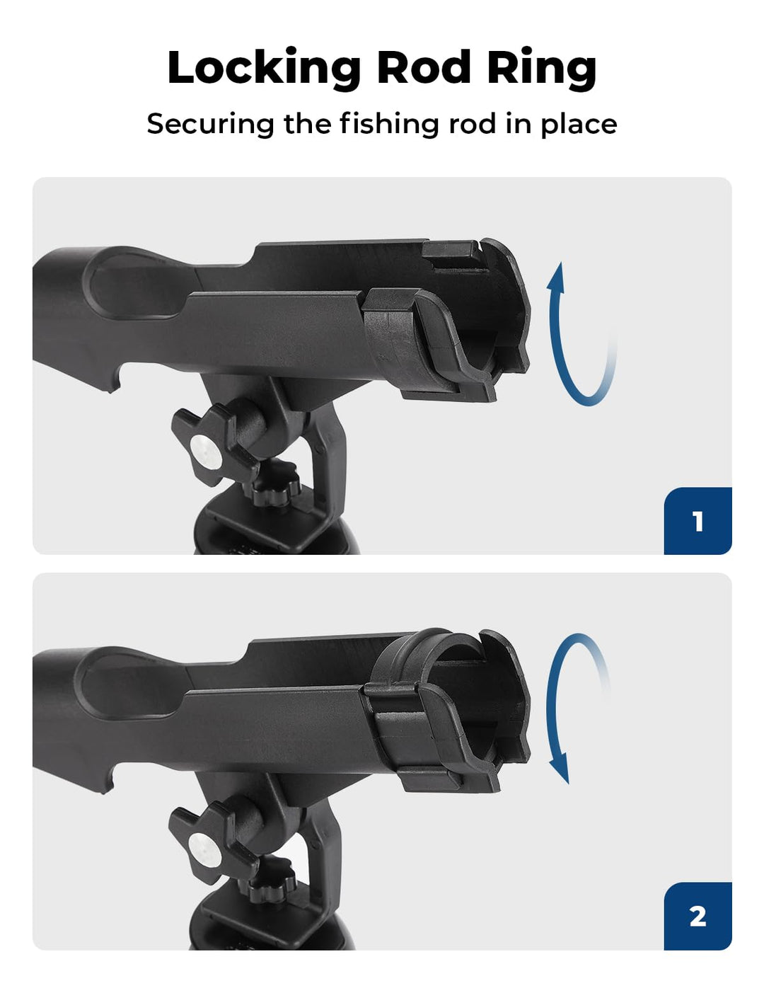Generic Fishing Rod Holder Adjustable Fishing Pole Holder For Most