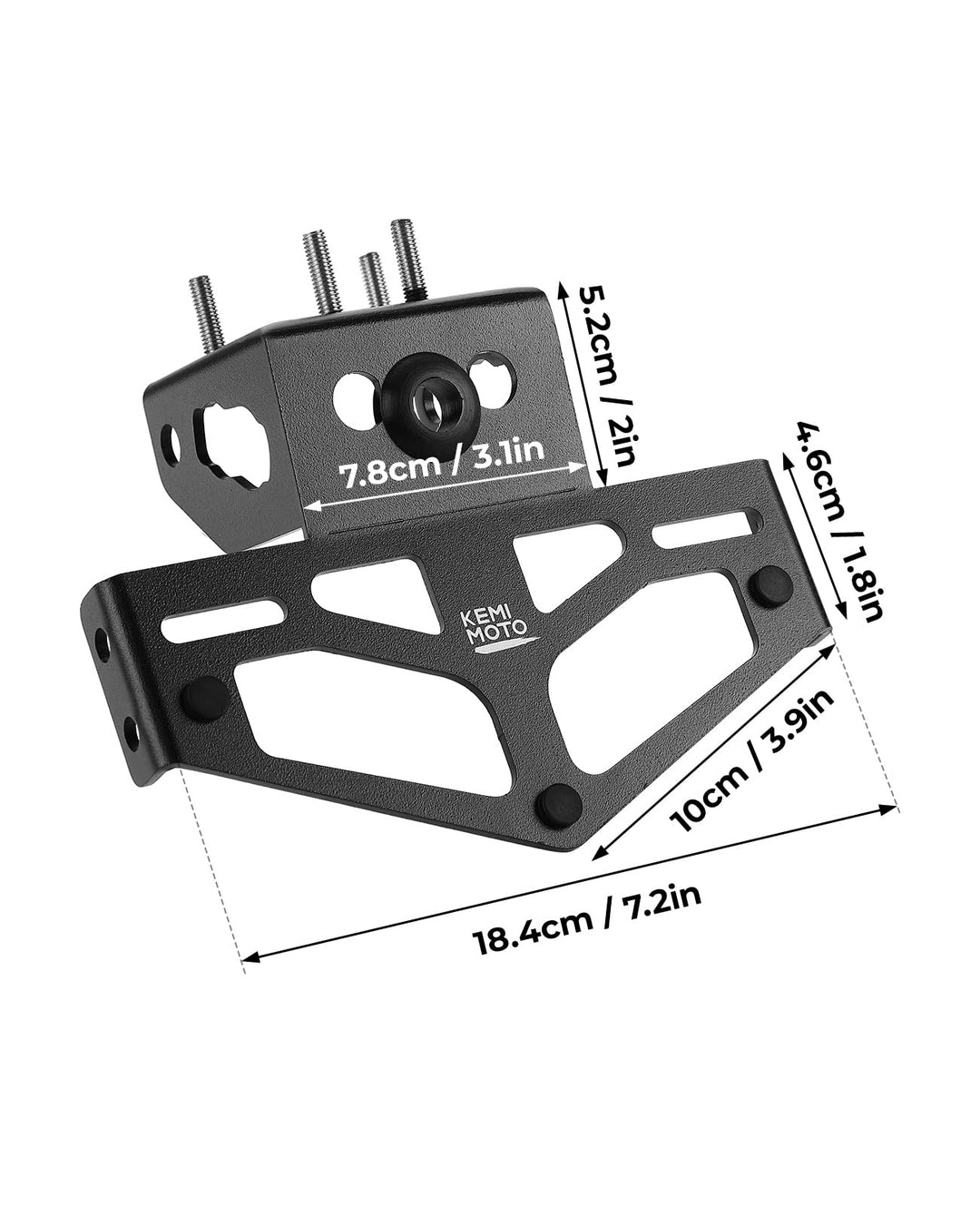 Fender Eliminator Z400 License Plate Bracket for Ninja 400 Z400 - Kemimoto