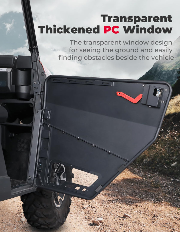 UTV Aluminum Half Door for Ranger XP 1000 - Kemimoto