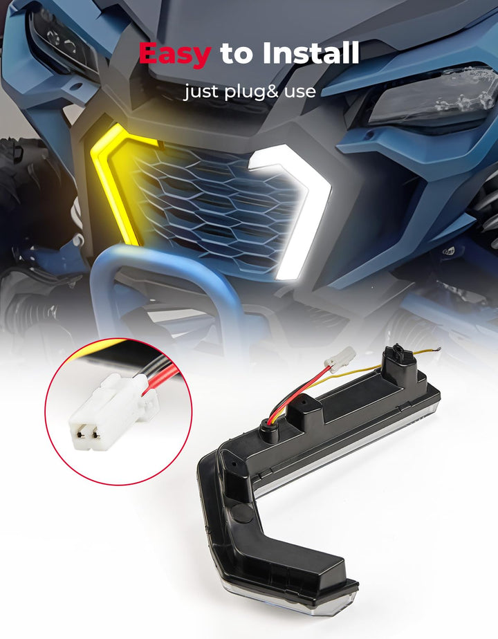 LED Turn Single Fang Lights for Talon 1000R 1000X 1000X-4 - Kemimoto