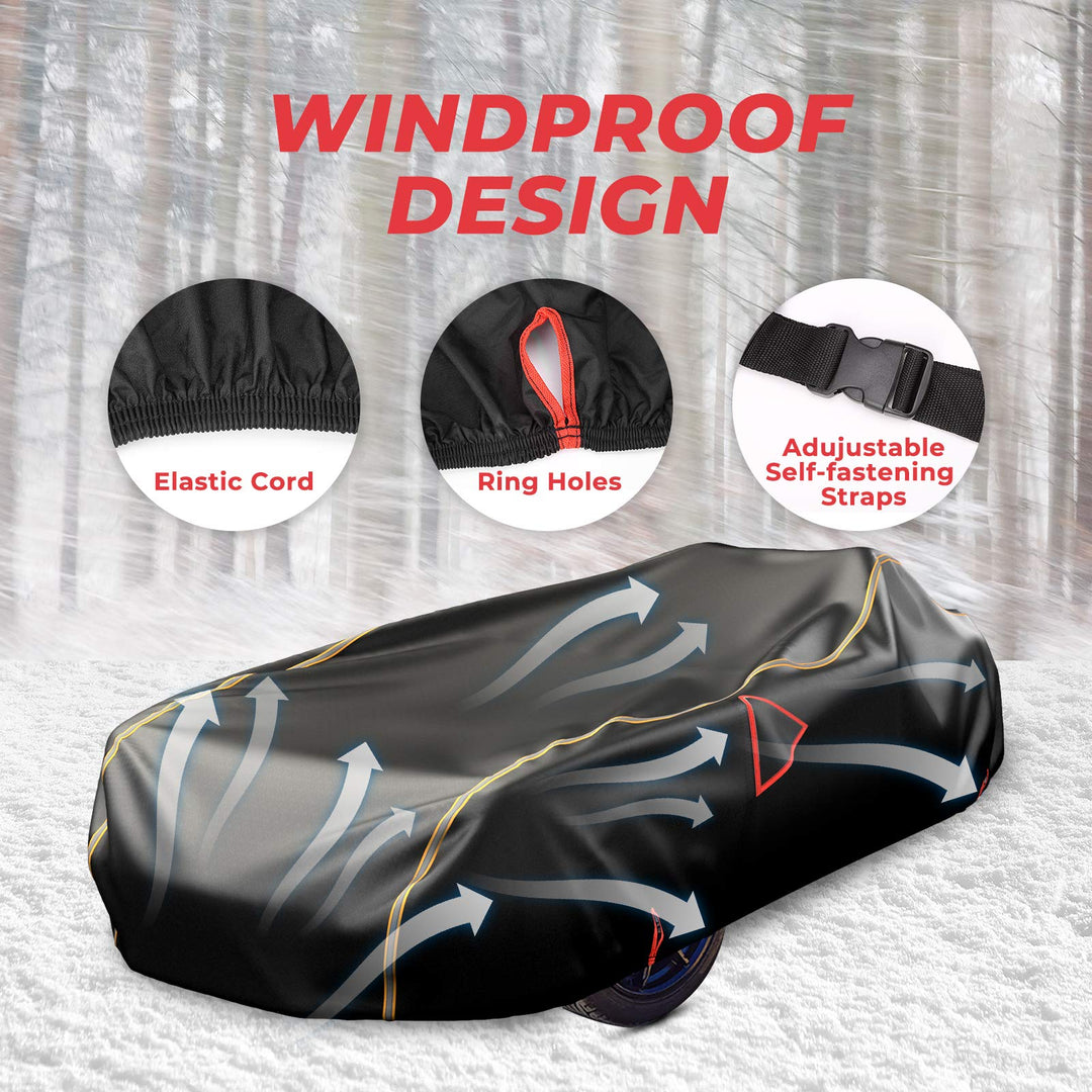 Full Cover & Windshield Wind Deflector Fit Polaris Slingshot S SL SLR GT LE - Kemimoto