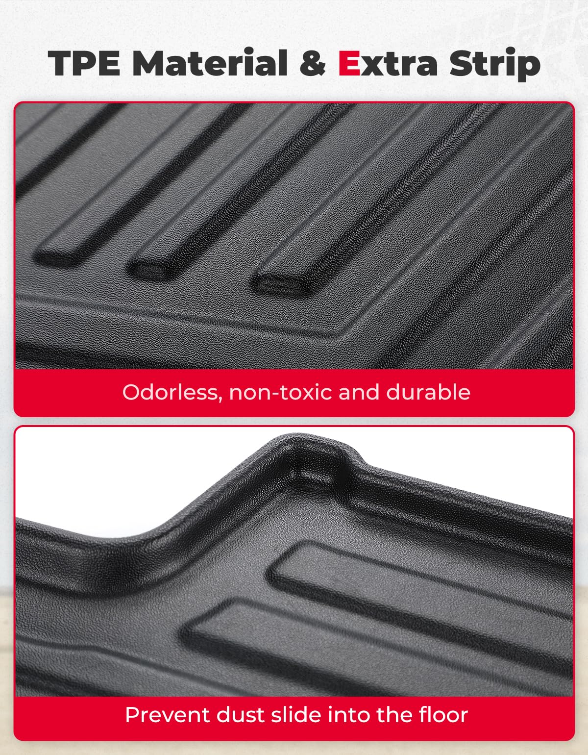 Anti-Slip Floor Mats for Pioneer 1000-6 2023 (4 Pcs)