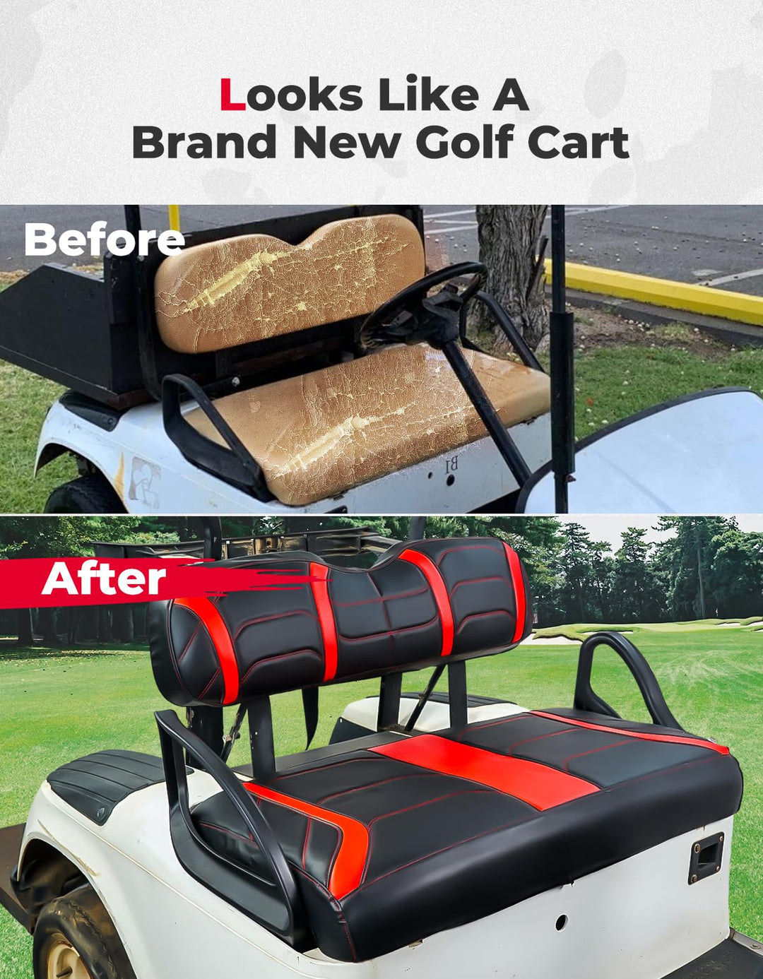 Seat Covers for EZGO TXT Golf Cart - Kemimoto