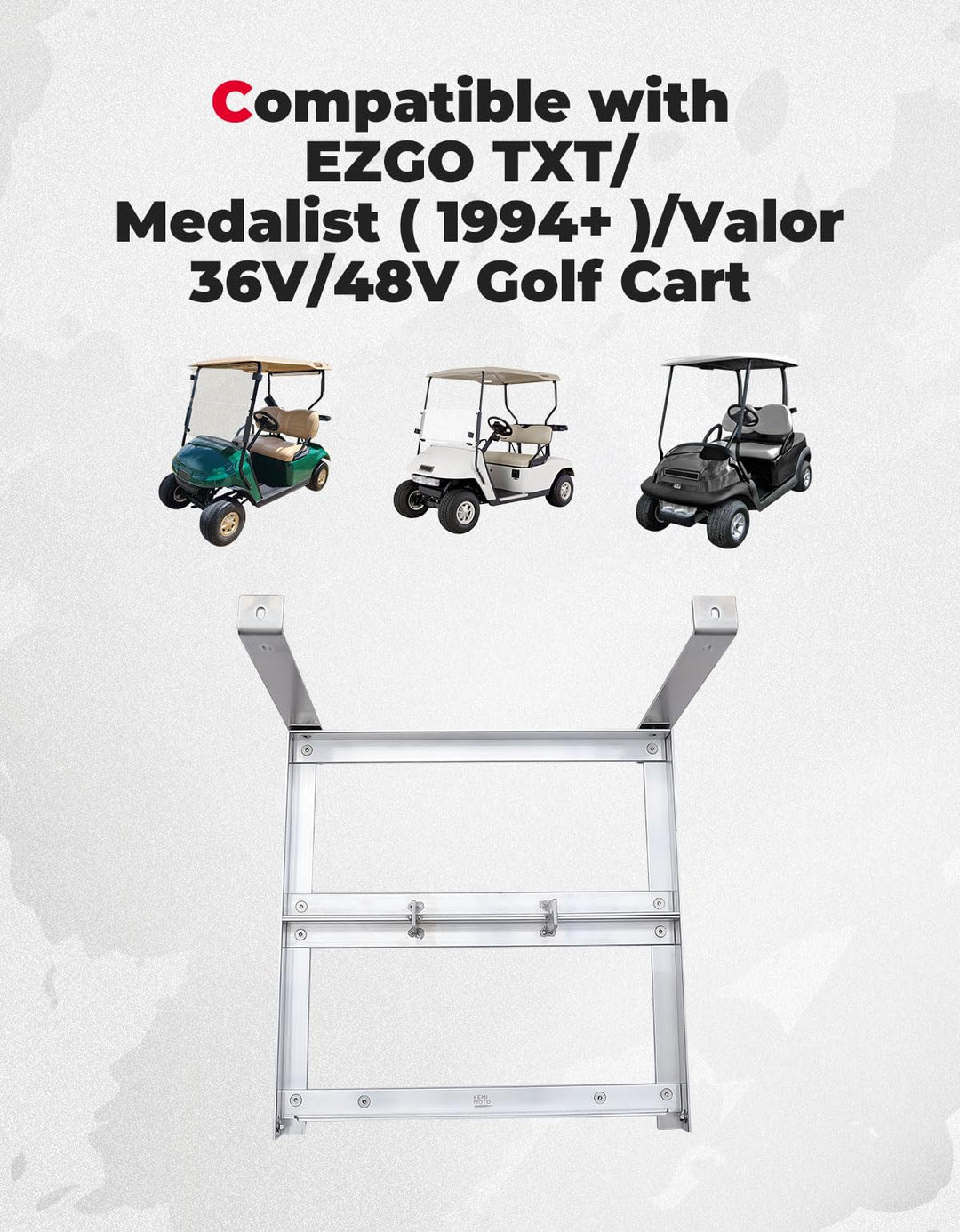Aluminum Battery Tray for EZGO TXT/Medalist Golf Cart - Kemimoto