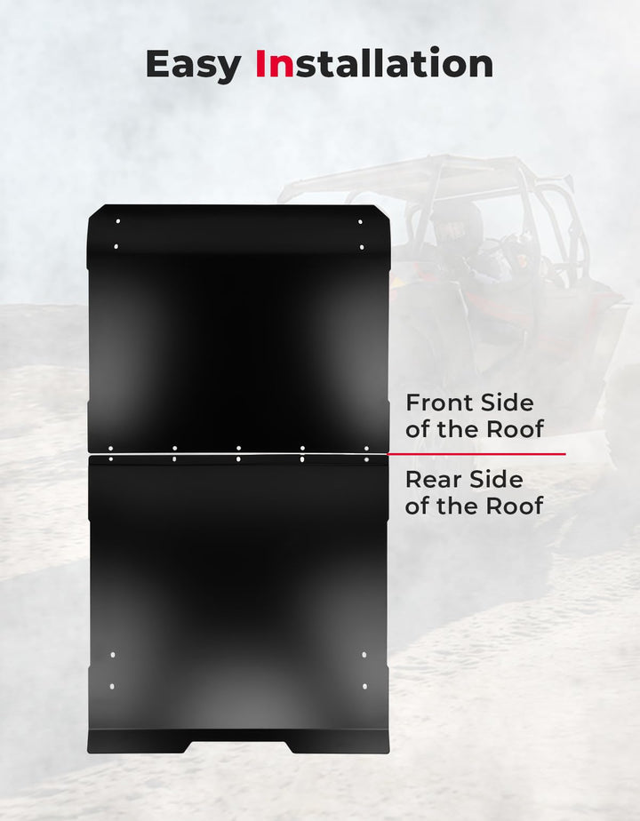 4 Seater Black Aluminum Roof for RZR PRO XP4/ Turbo R4