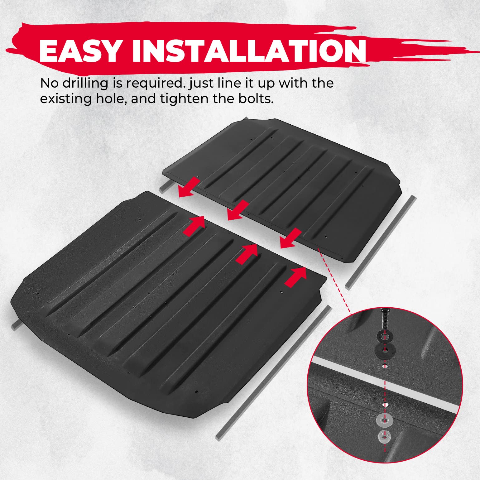 KEMIMOTO Plastic Roof XP 4 1000 Roof Top