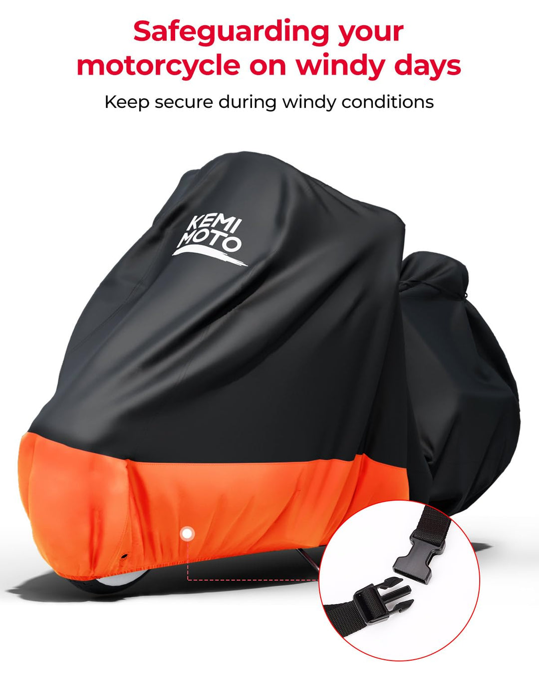 Motorcycle Cover for Touring Models - Kemimoto