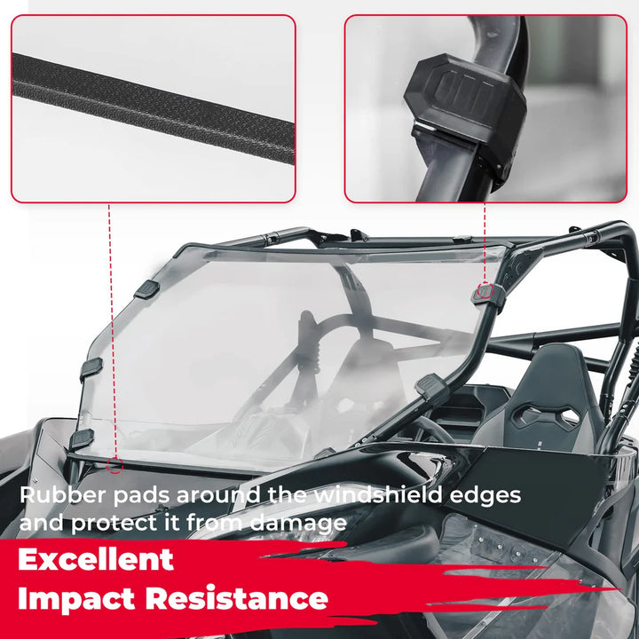 Front Full & Rear Windshield Scratch Resistant for CFMOTO ZForce 950