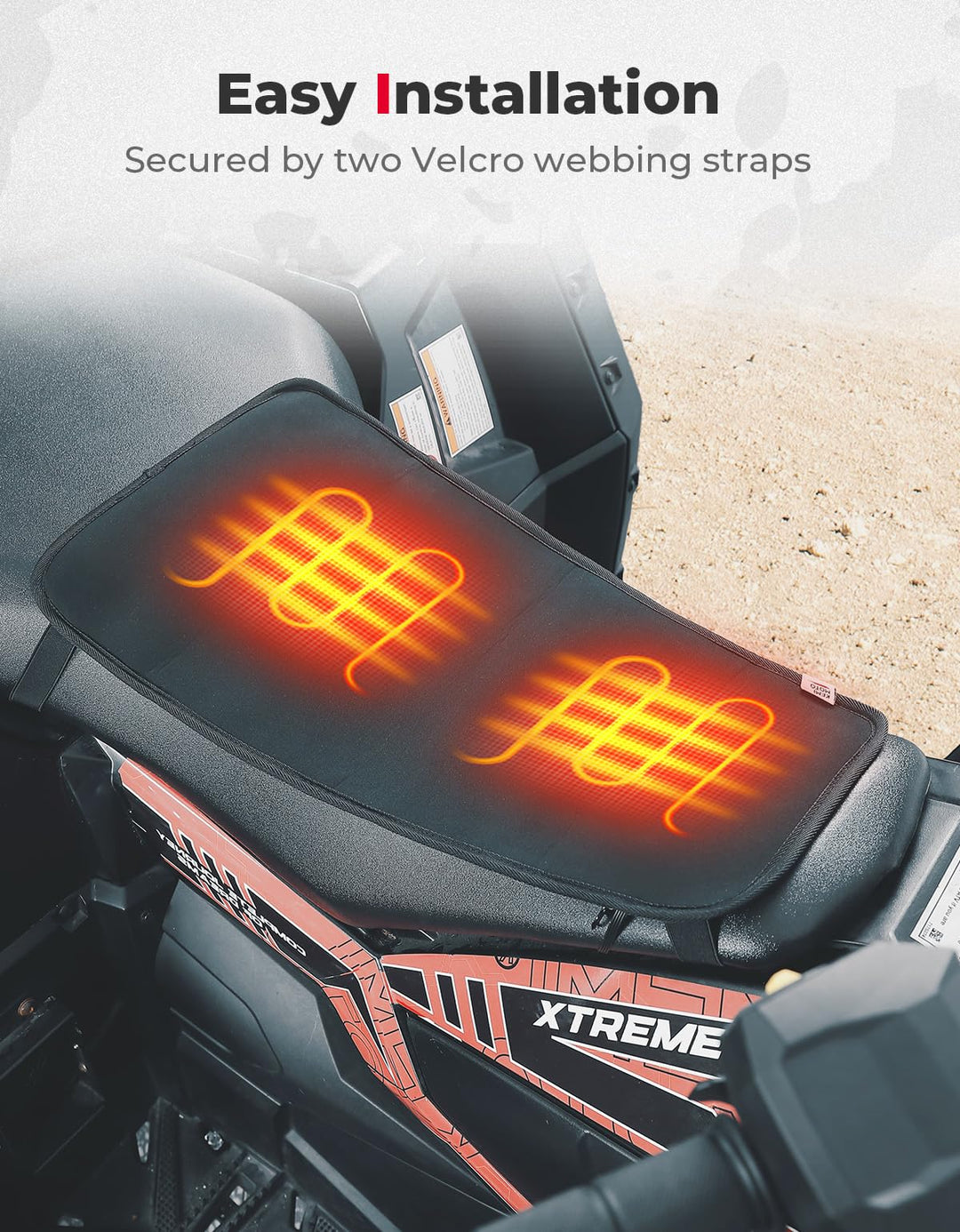 Heated Seat Pad Kit for Motorcycles