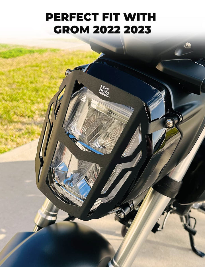 Motorcycle Front Headlight Cover Fit GROM MSX125 2022 2023 - Kemimoto