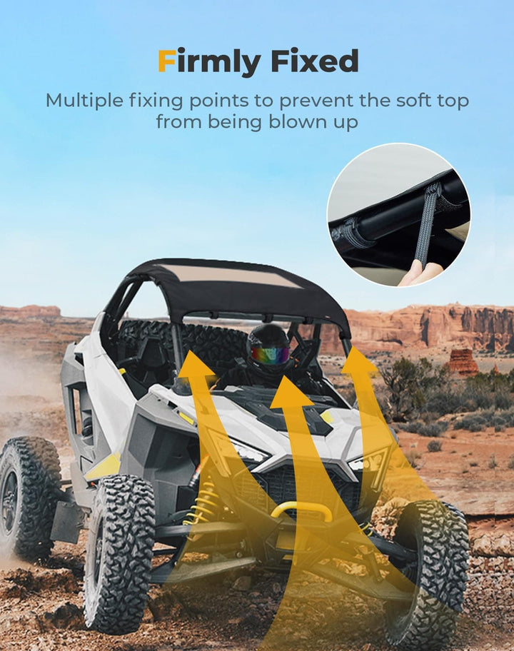 Soft Canvas Roof for Polaris RZR PRO R 2022-2024 - Kemimoto