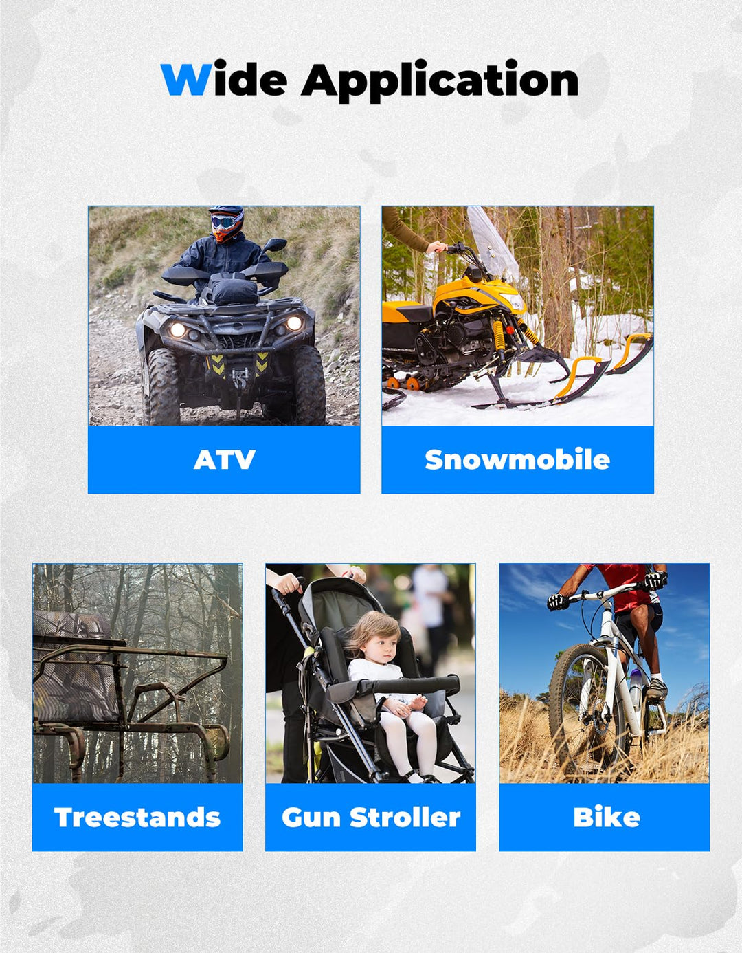 ATV Gun Rack with Rubber Straps