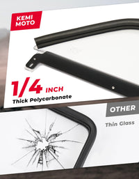 Scratch Resistant PC Flip Windshield for Can Am Maverick X3