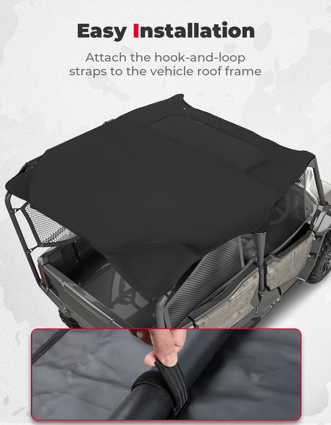 Upgraded Soft Roof for Pioneer 1000-5 2016-2023 - Kemimoto