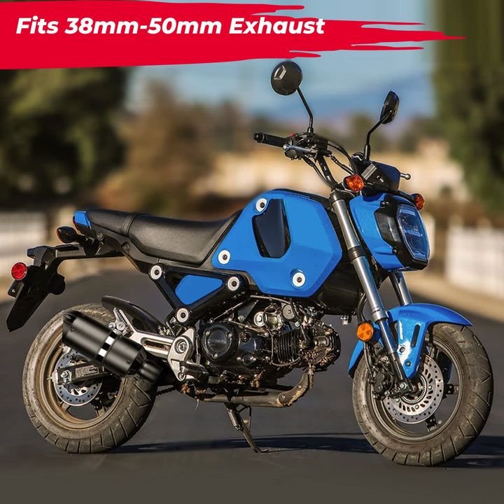 Motorcycle Universal Slip on Exhaust for 38 mm Pipe Diameter