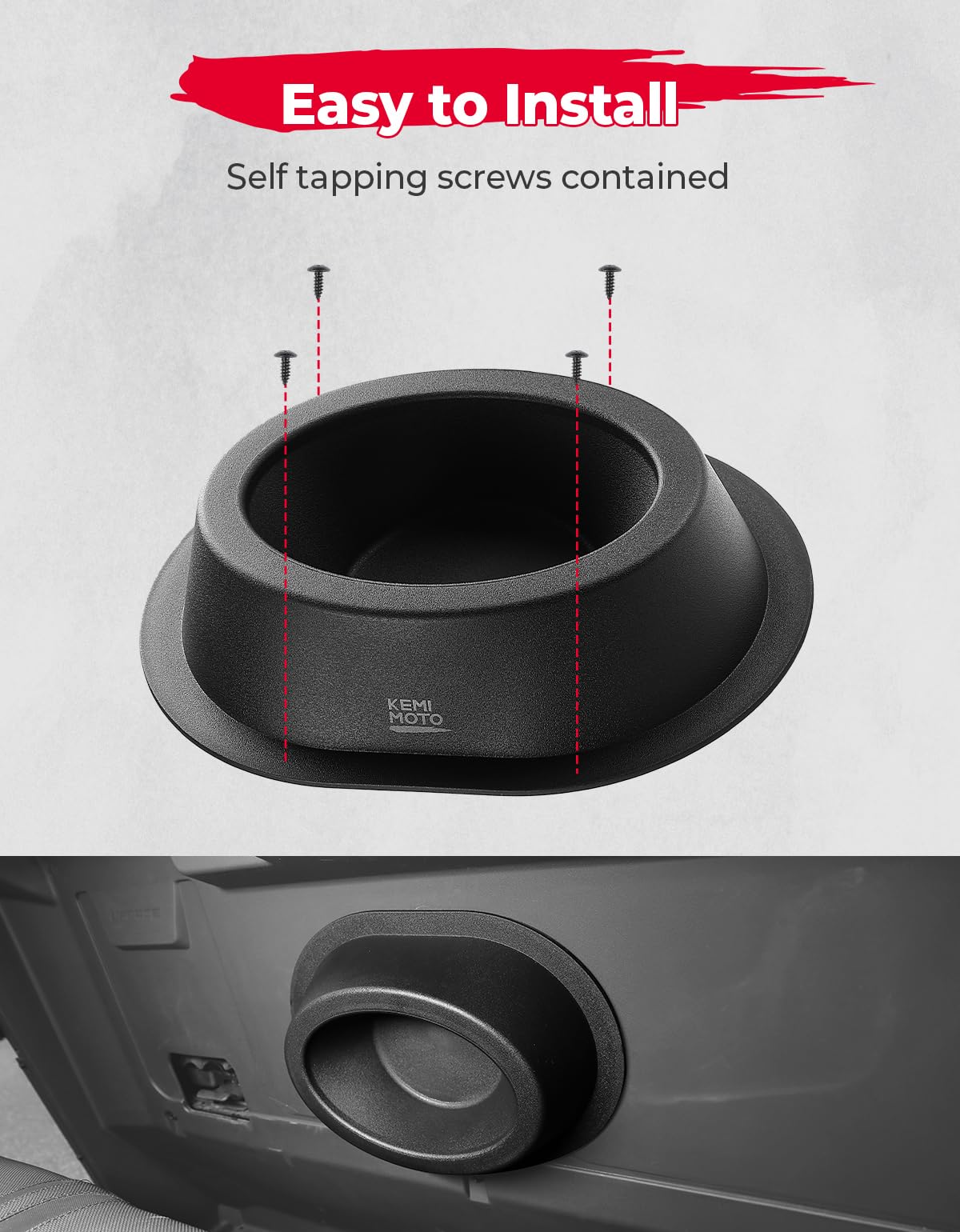 2PCS UTV Universial Speaker Pods For 6.5