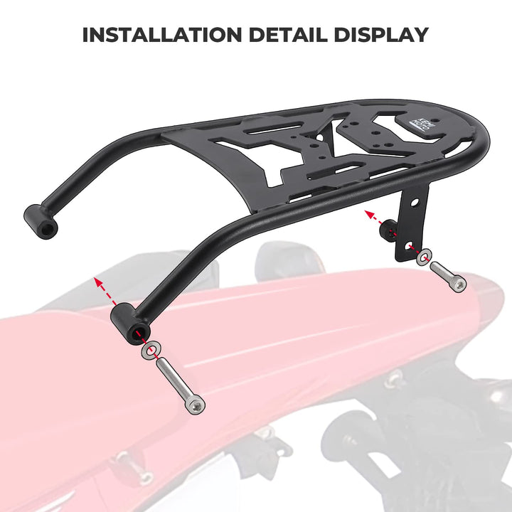 Rear Rack Compatible with CRF250L CRF250M - Kemimoto