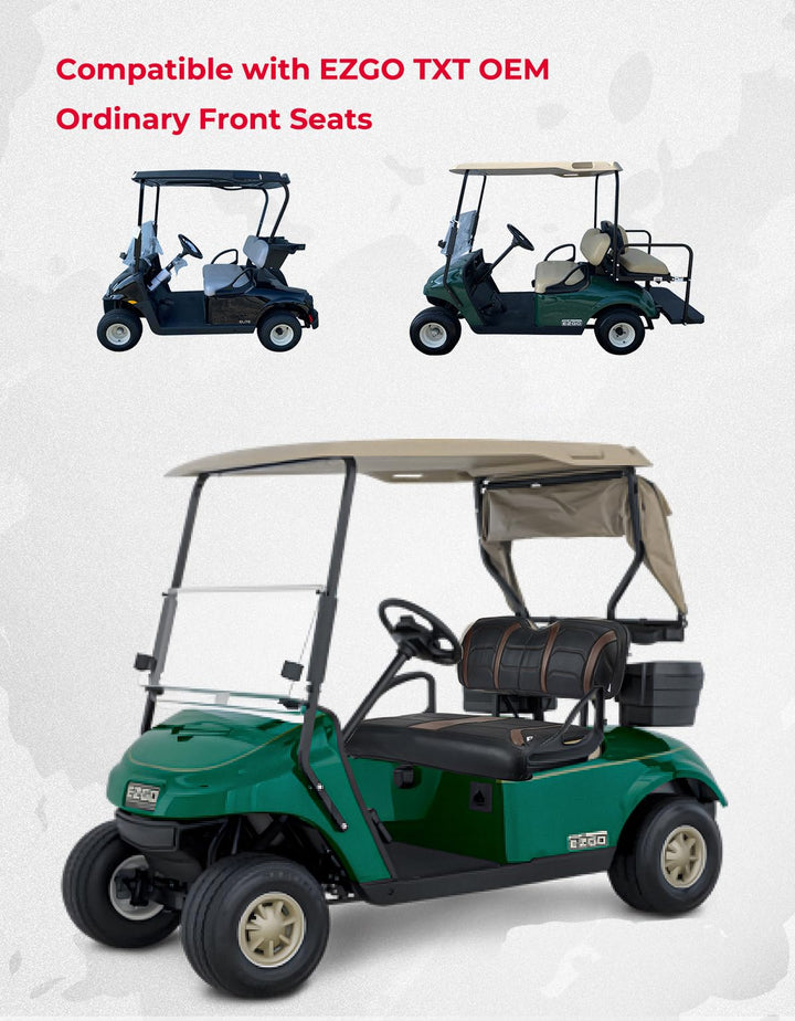 Seat Covers for EZGO TXT OEM Front Seats - Kemimoto