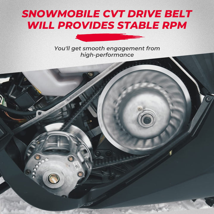 Snowmobile CVT Drive Belt - Kemimoto
