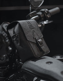 Handlebar T-Bar Bag for Cruiser Softail Dyna Sportsters - Kemimoto