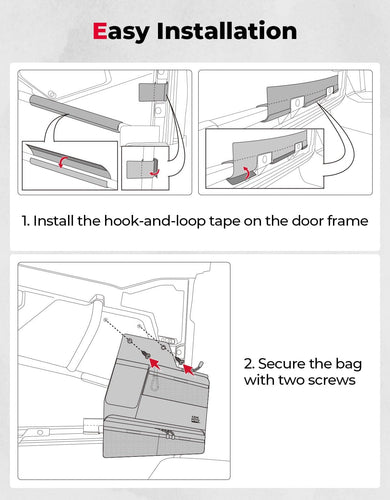 Door Bags for Can-Am Maverick Trail 1000 | 800 | 700 - Kemimoto