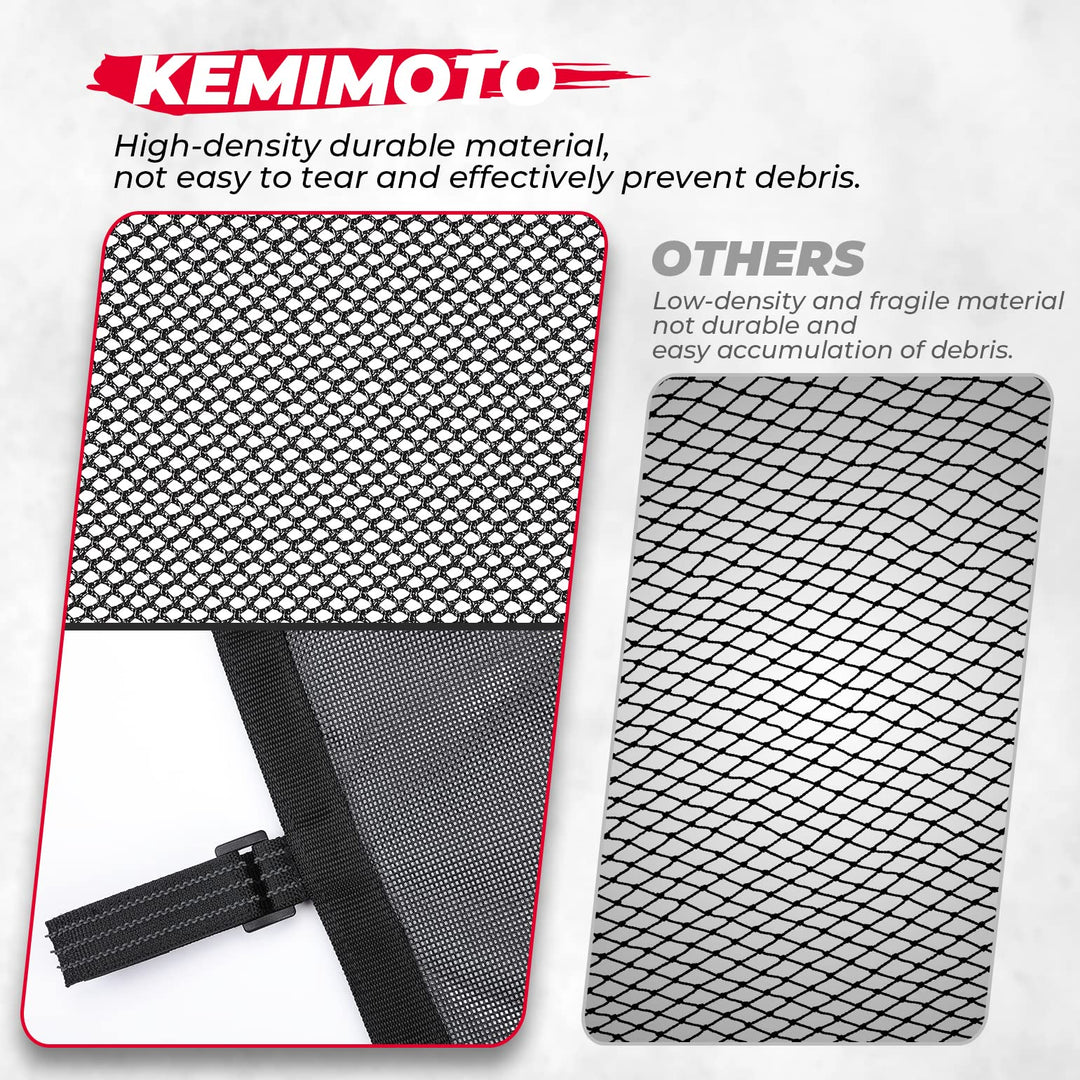 Kemimoto Polaris RZR XP/XP 4 1000/Turbo Rear Window Net Soft Mesh - Fueled  UTV