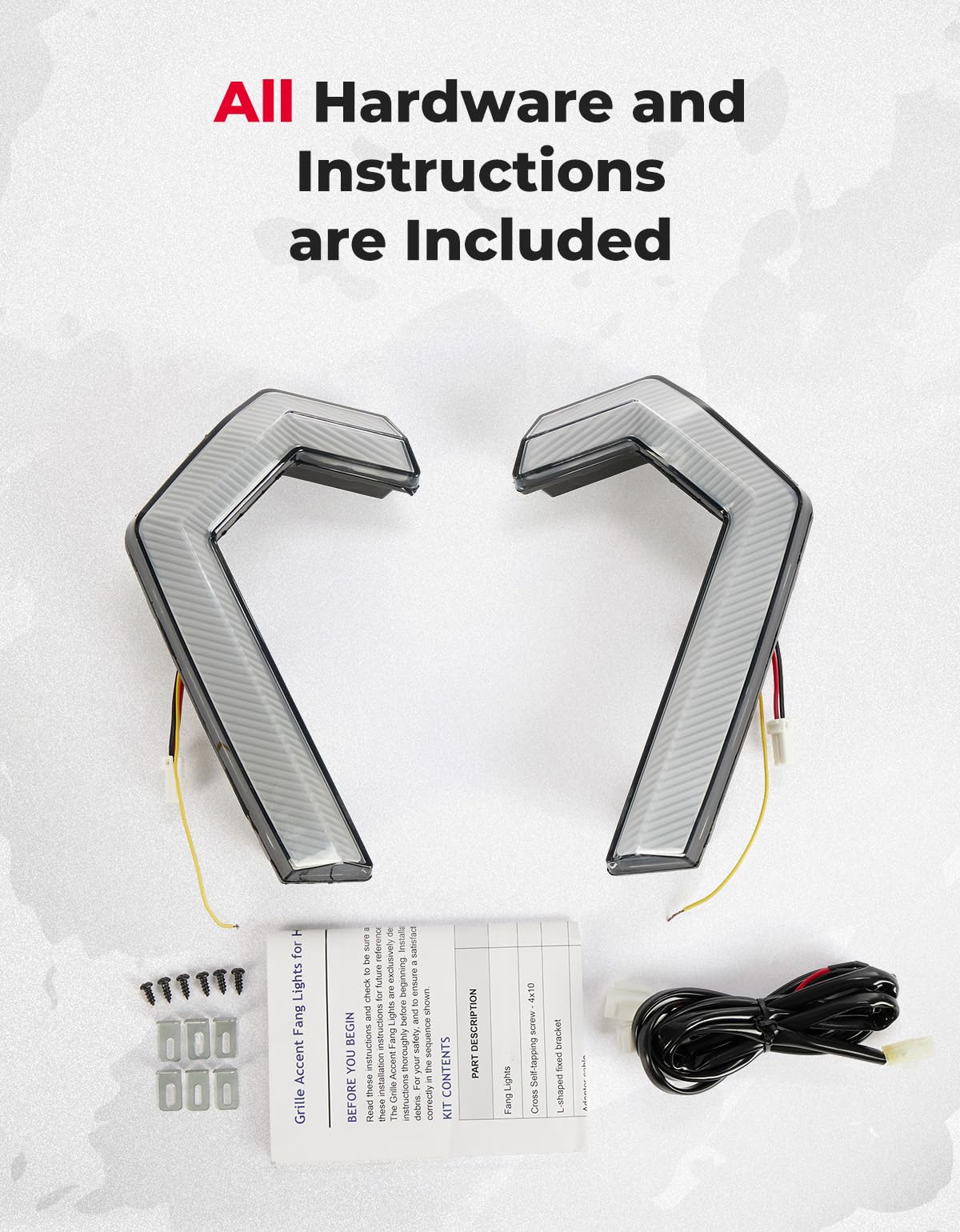 Honda Talon LED Turn Single Fang Lights by Kemimoto - B0805-00101CL Honda Talon LED Turn Single Fang Lights by Kemimoto - B0805-00101CL
