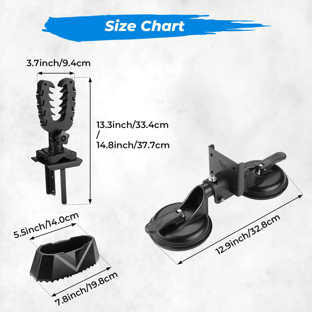 Tractor Gun Holder Rack for Glass Windshield