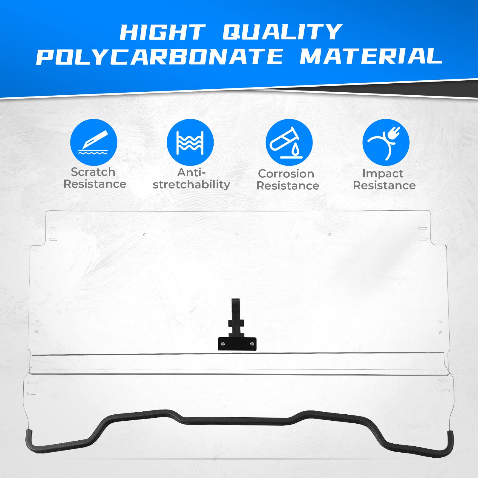 UTV 3-IN-1 Flip Windshield Fit Honda Pioneer 700 / 700-4
