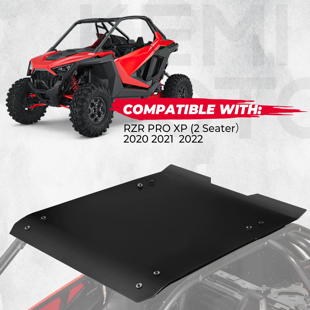 Aluminum Black Hard Roof Top For Polaris RZR PRO XP - Kemimoto