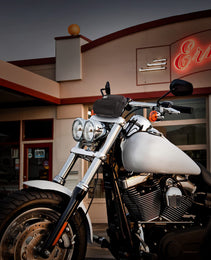 Motorcycle Handlebar Bag fit Cruiser Softail Dyna Sportsters - Kemimoto