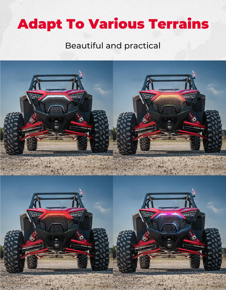 RGB Turn Signal Light, Fang Light for Polaris RZR PRO XP/4 - Kemimoto