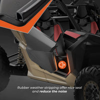 Front Lower Doors with Metal Frame for Can-Am Maverick X3
