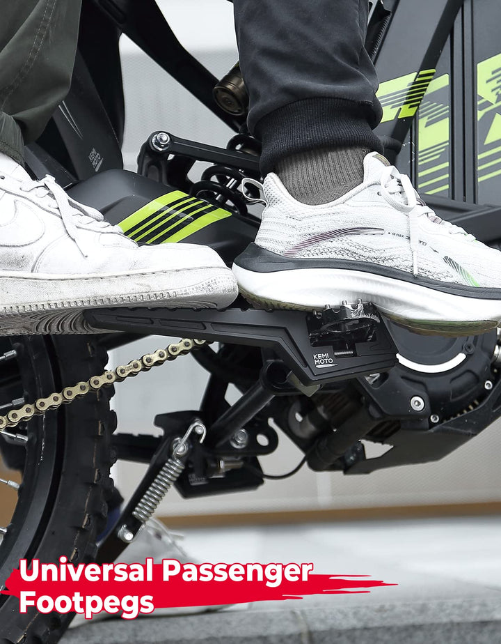 Universal Motorcycle Dirt Bike Passenger Footpegs