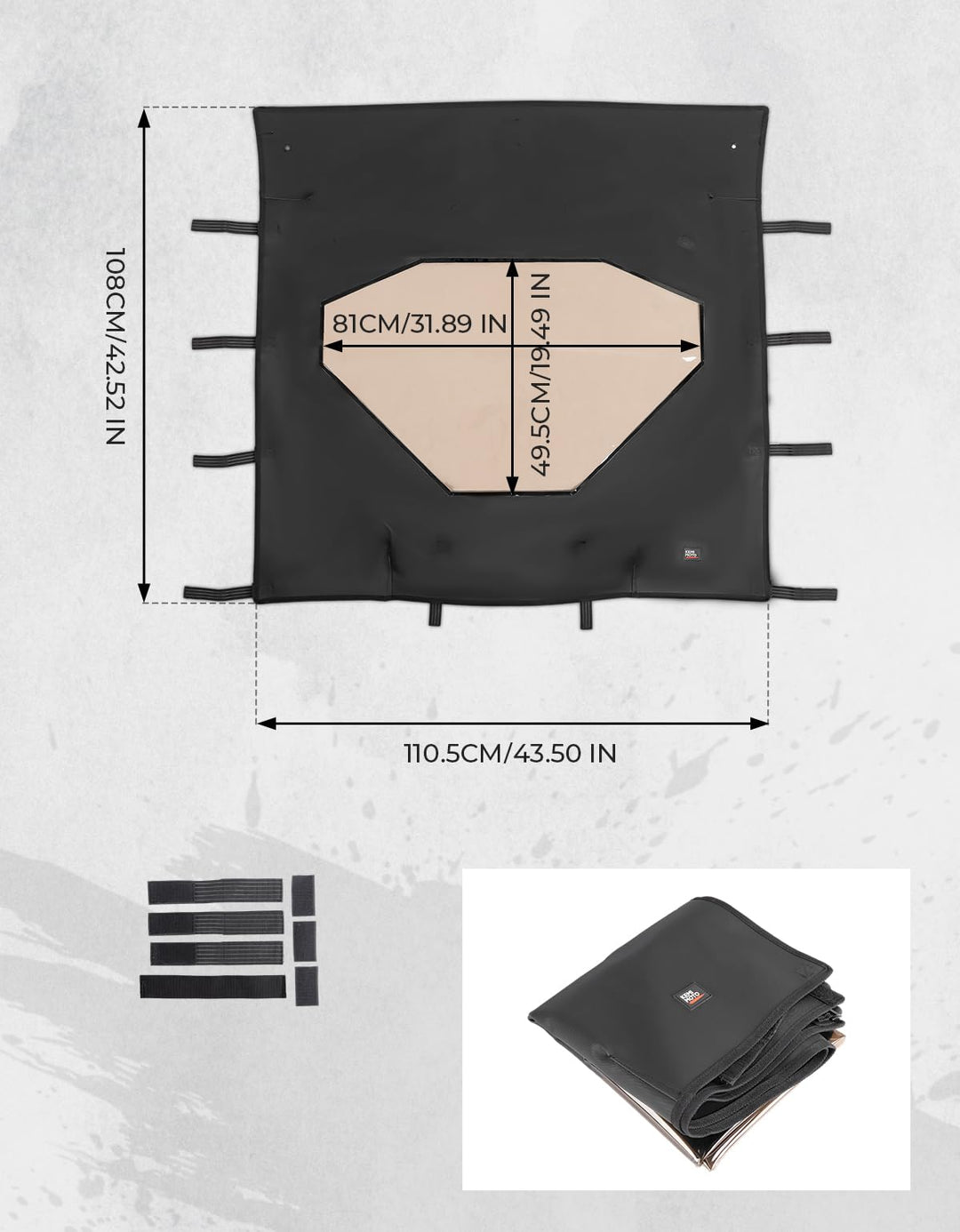 Soft Roof for CFMOTO ZForce 500/800/1000 - Kemimoto