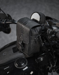 Handlebar T-Bar Bag for Cruiser Softail Dyna Sportsters - Kemimoto