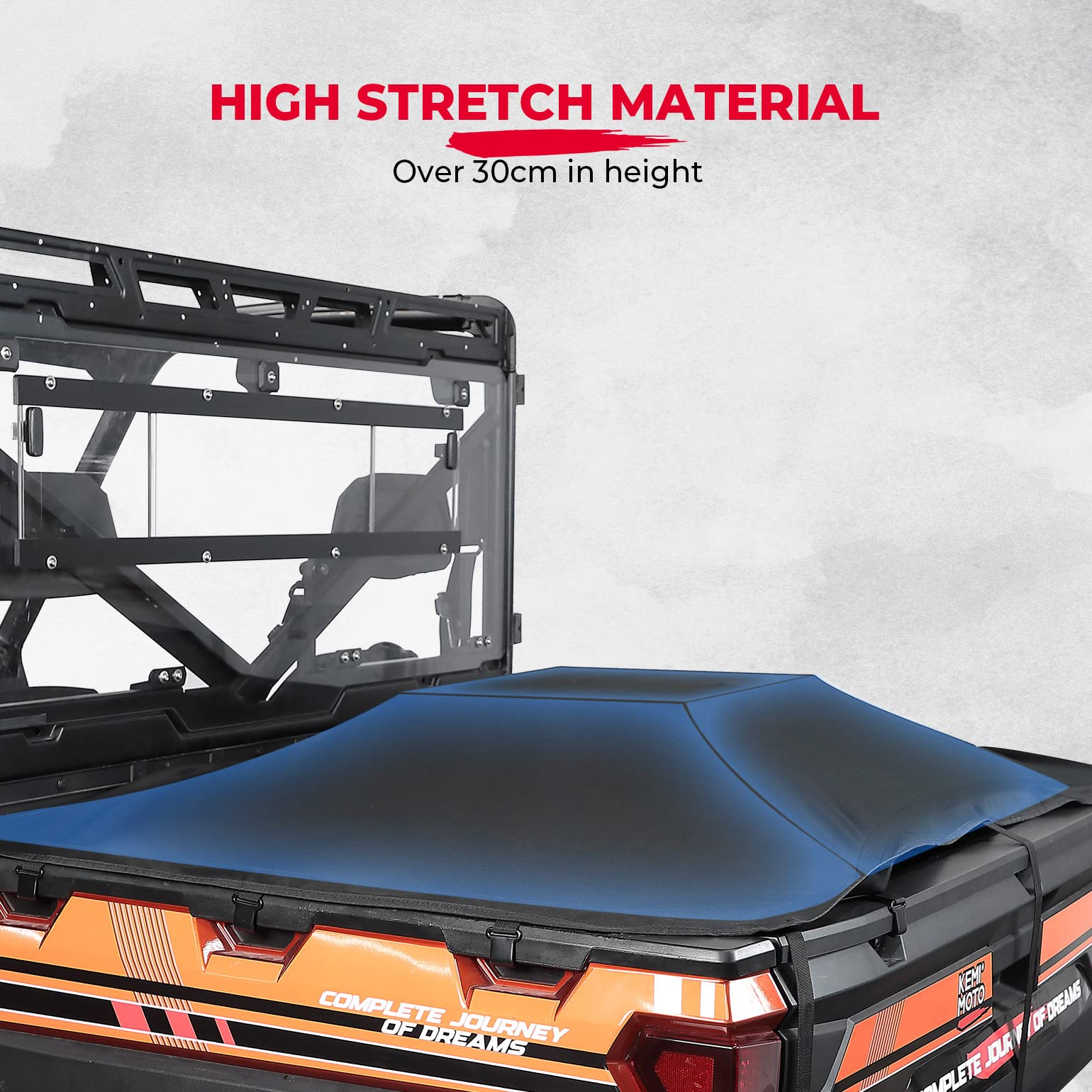 UTV Cargo Bed Cover for Polaris Ranger XP 1000 / Crew Kemimoto