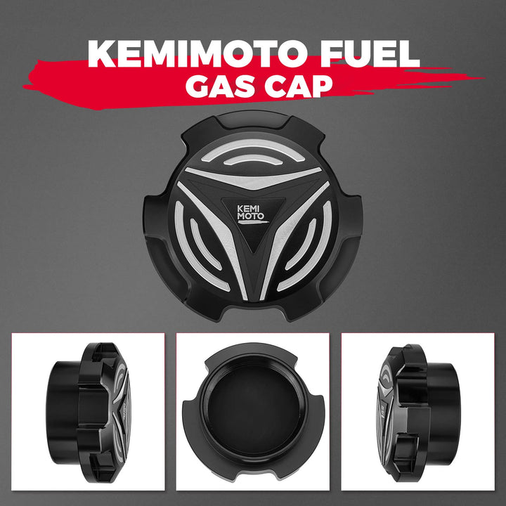 Full Cover & Aluminum Gas Cap Fit Polaris Slingshot SL LE R S SLR - Kemimoto