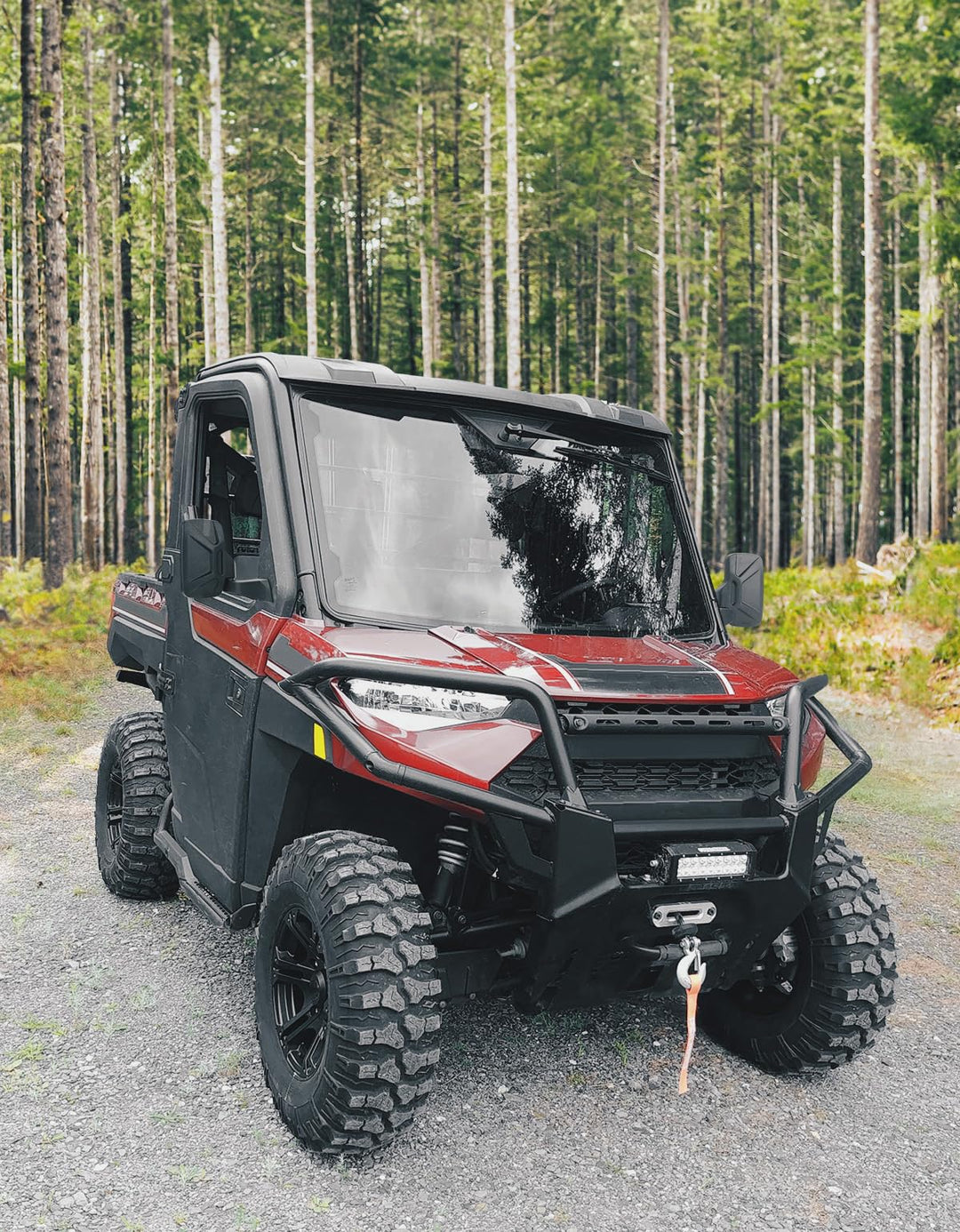 Door Mounted Side View Mirrors for Polaris Ranger/ Commercial Pro XD