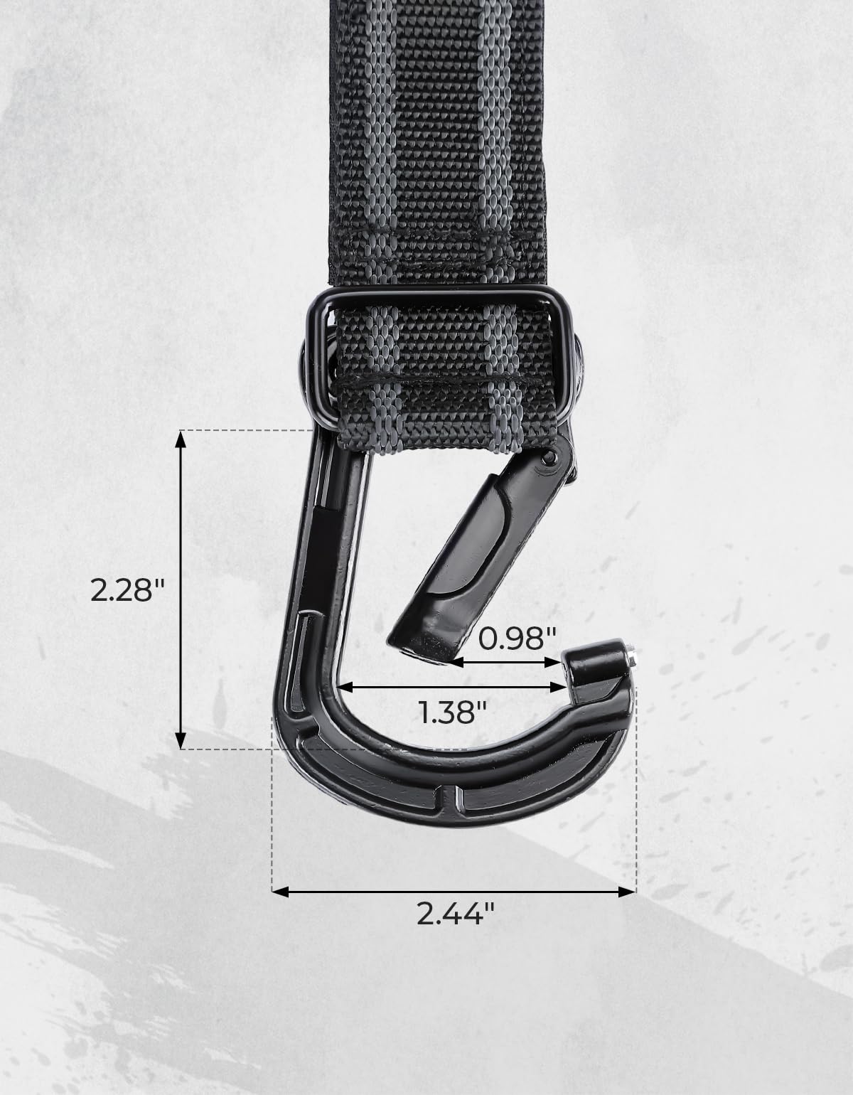 2 pcs UTV Helmet Hanger Hook fits 1.5